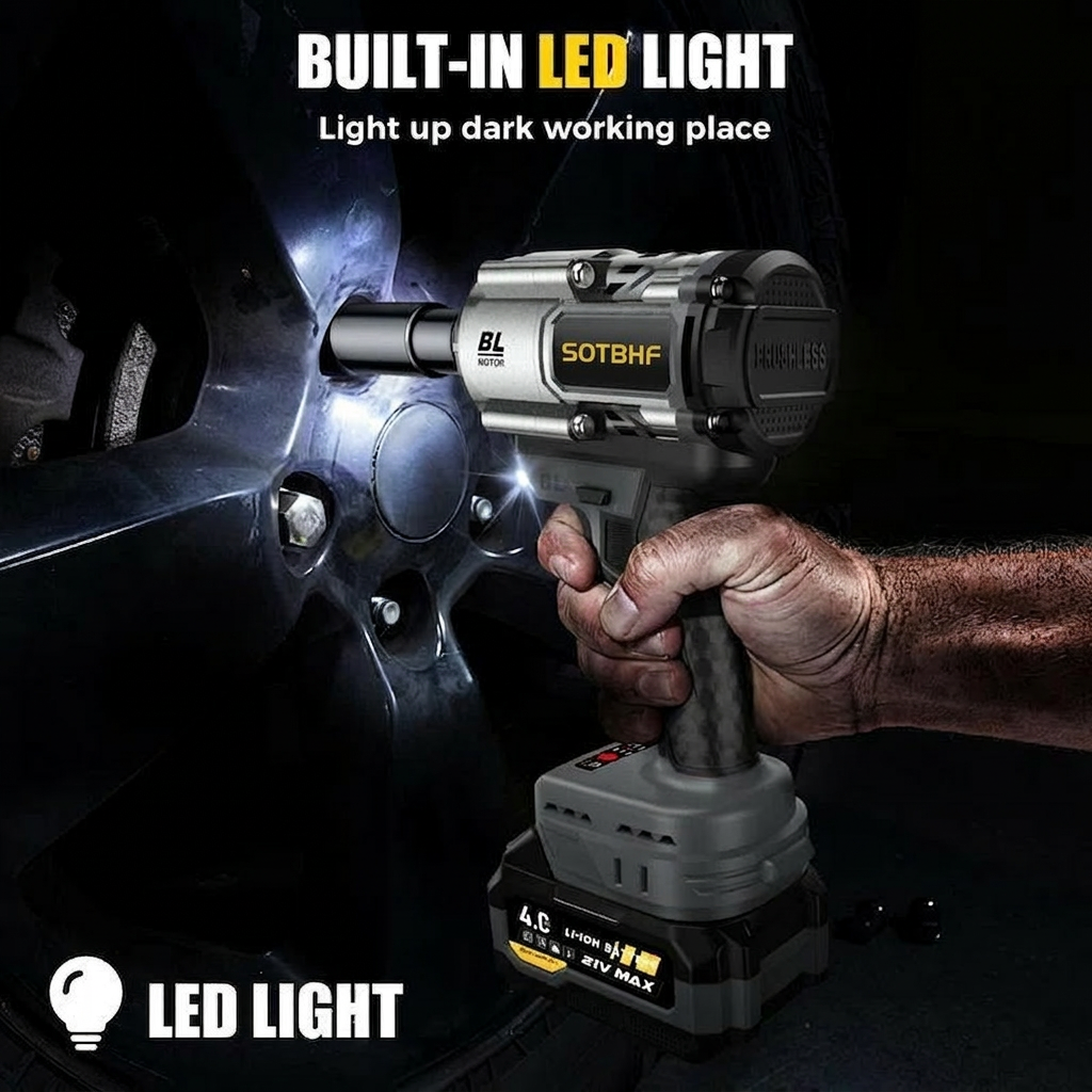 Fast-Charge 1200Nm Automotive Torque Wrench