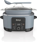 Ninja MC1001 Foodi PossibleCooker PRO 8.5 Quart Multi-Cooker, with 8-in-1 Slow Cooker, Dutch Oven, Steamer, Glass Lid Integrated Spoon, Nonstick, Oven Safe Pot to 500°F
