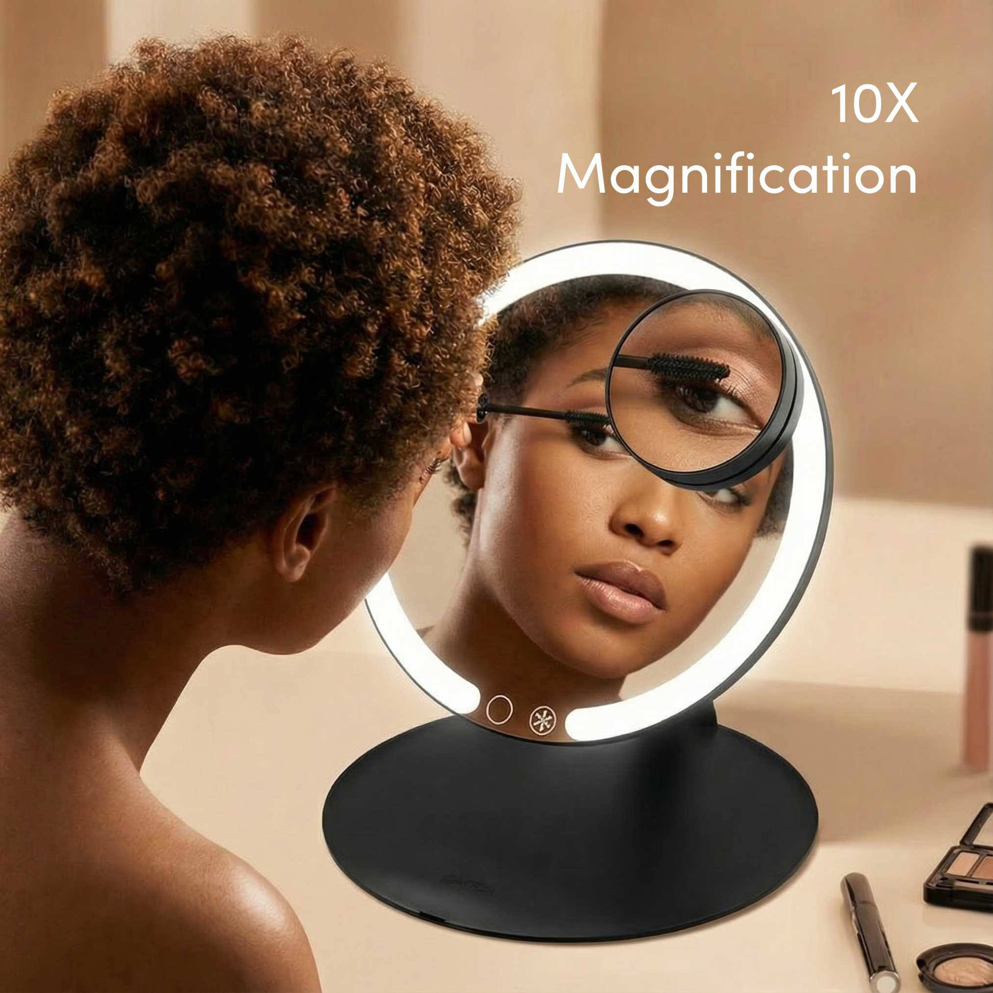 Abigail LED Travel Mirror