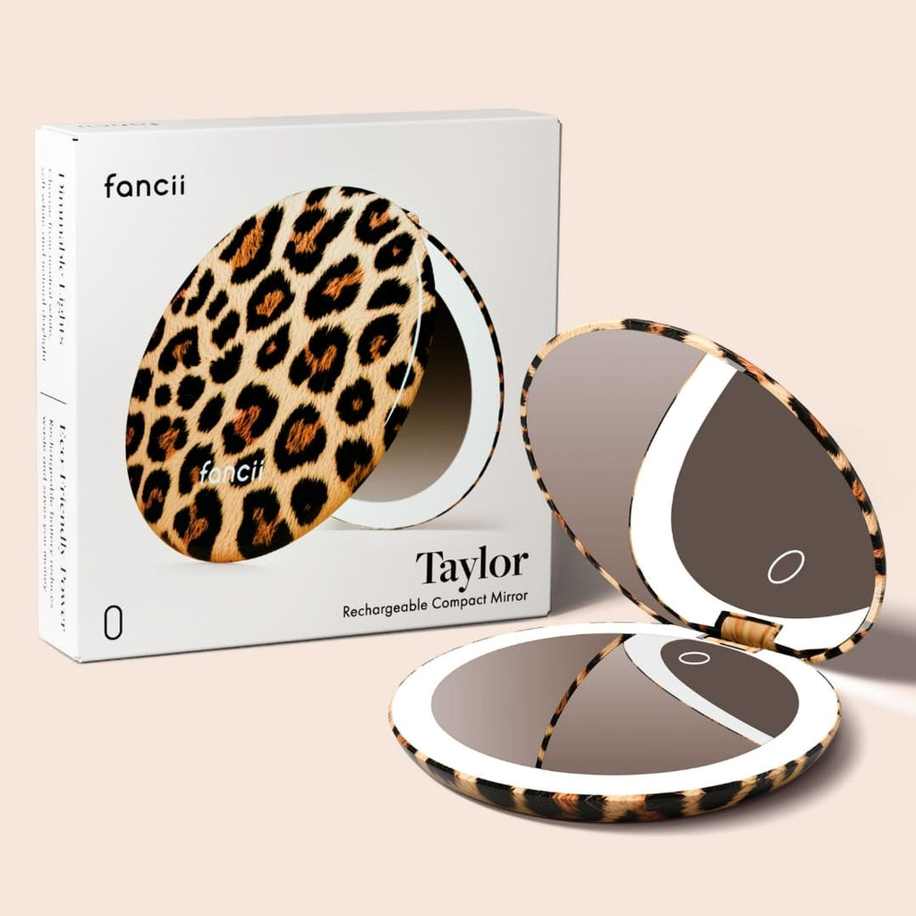 Taylor LED Compact Mirror | Cheetah Chic