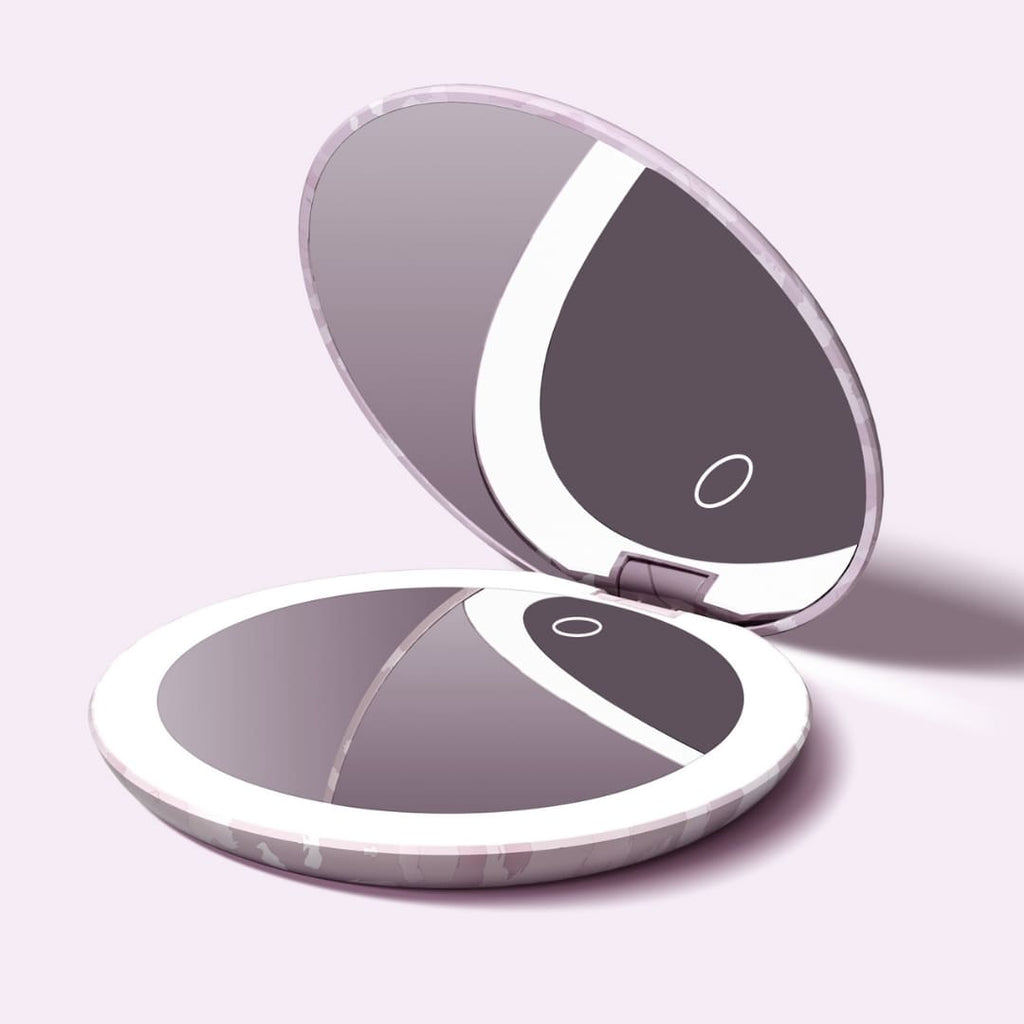 Taylor LED Compact Mirror | Cosmic Leopard