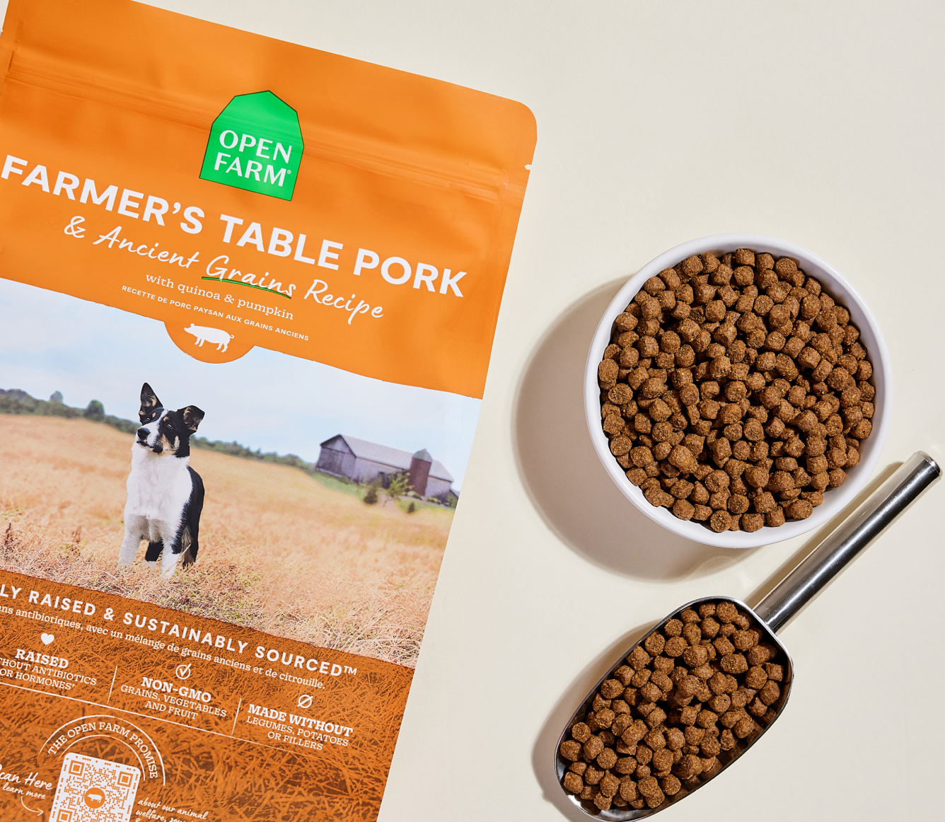 Farmer's Table Pork & Ancient Grains Dog Kibble
