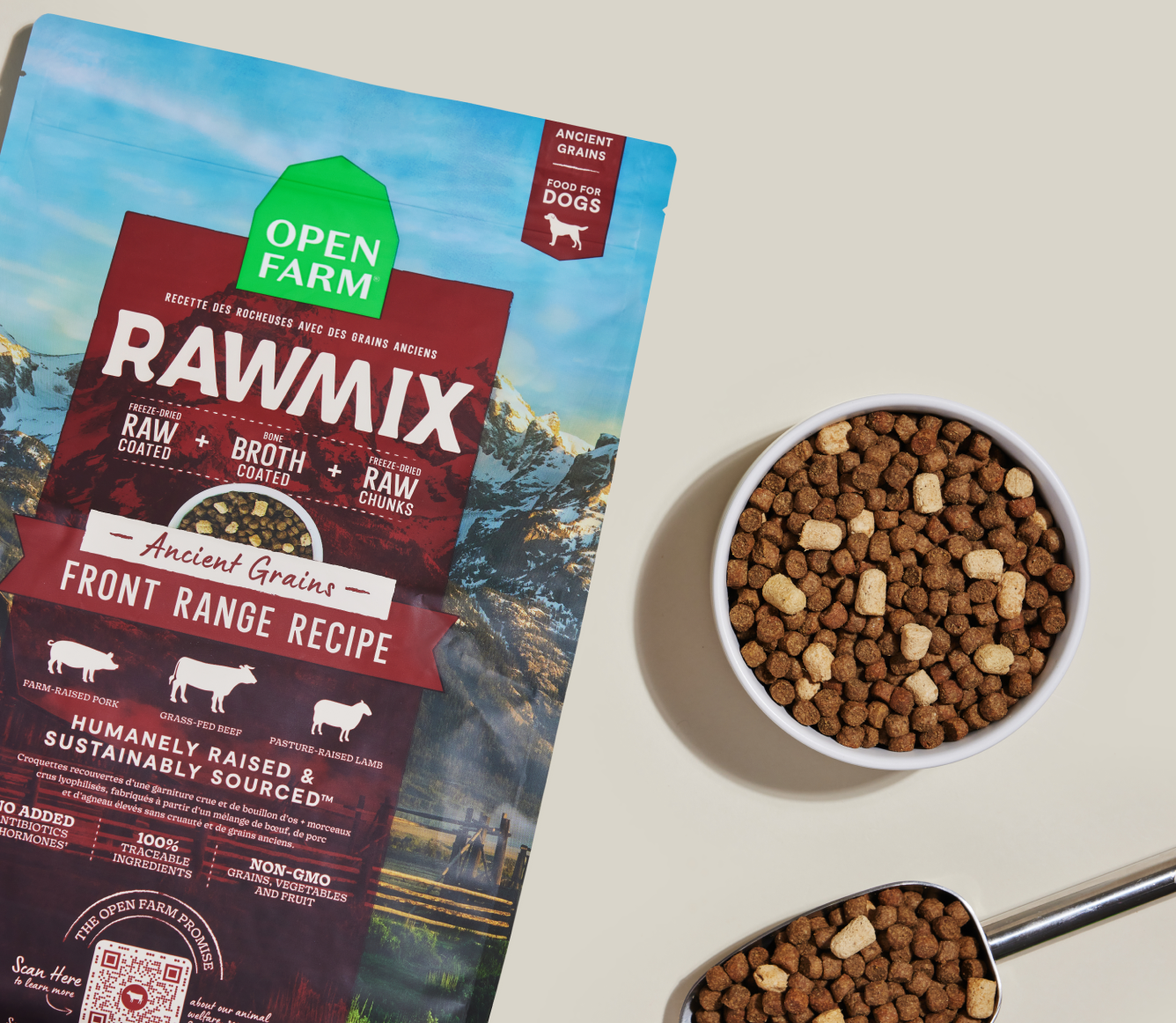RawMix Front Range Ancient Grains Dog Kibble