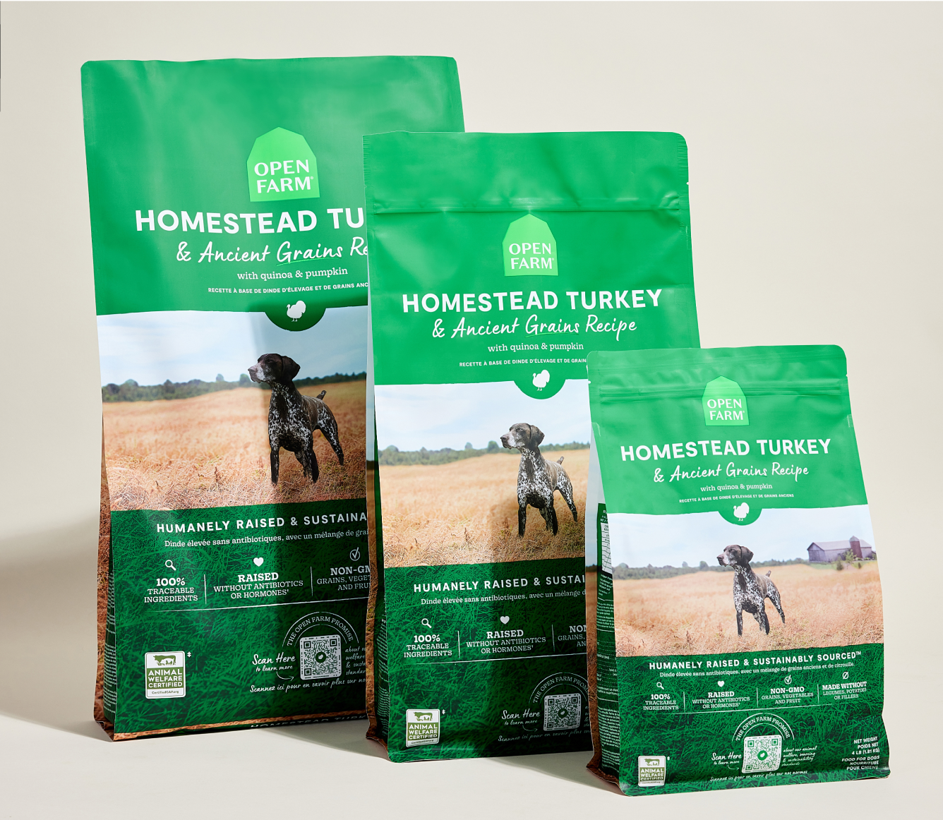 Homestead Turkey & Ancient Grains Dog Kibble