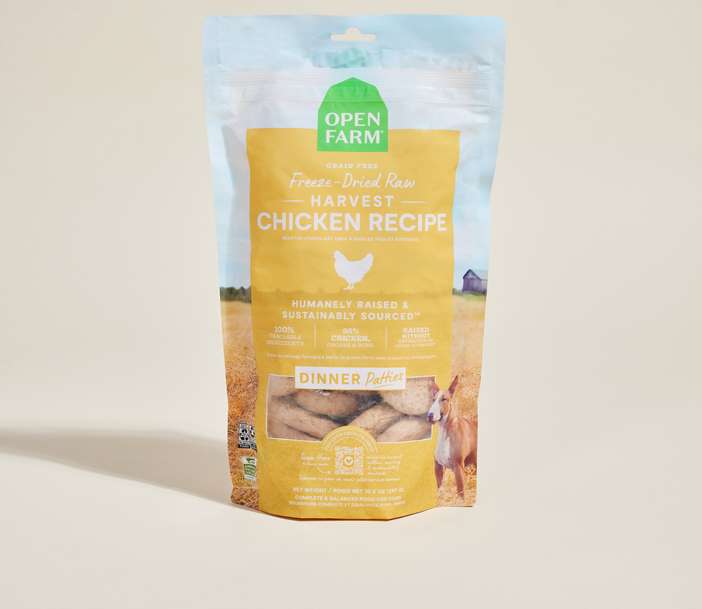 Harvest Chicken Freeze Dried Raw Patties for Dogs