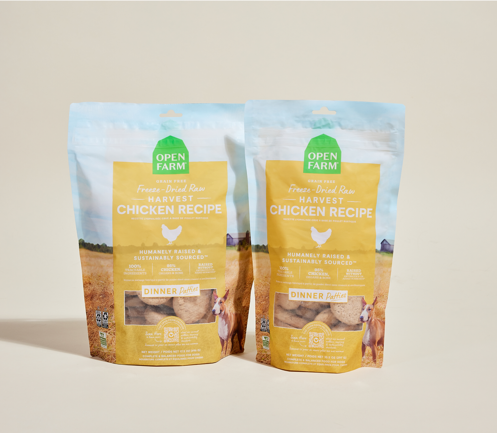 Harvest Chicken Freeze Dried Raw Patties for Dogs