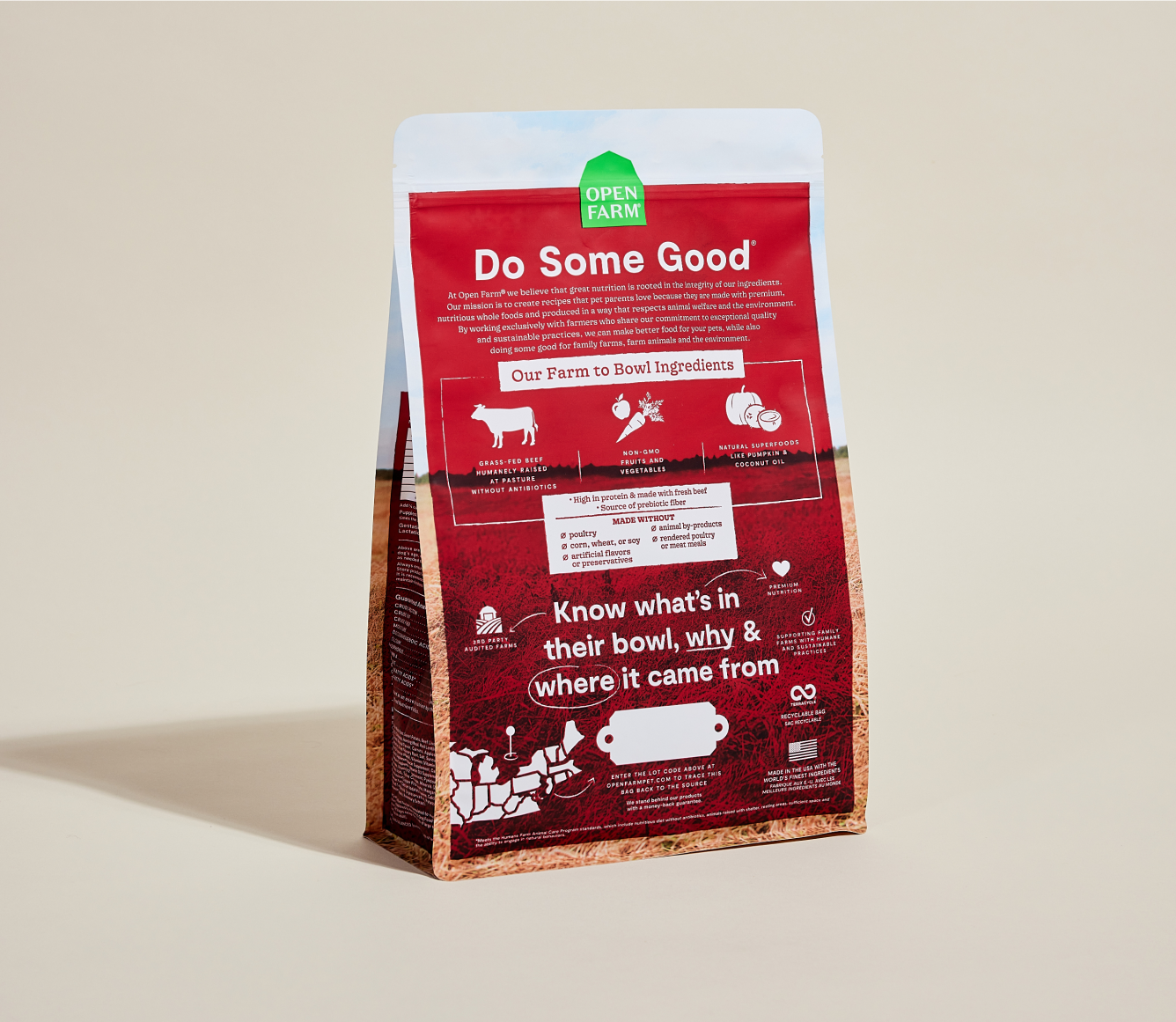 Grass-Fed Beef Grain-Free Dog Kibble