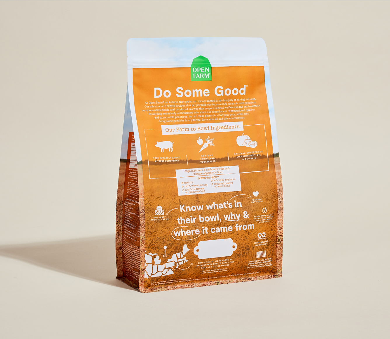 Farmer's Table Pork Grain-Free Dog Kibble