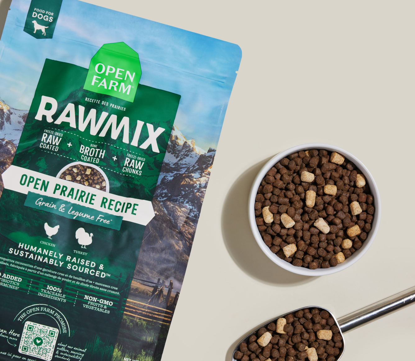 RawMix Open Prairie Grain-Free Dog Kibble