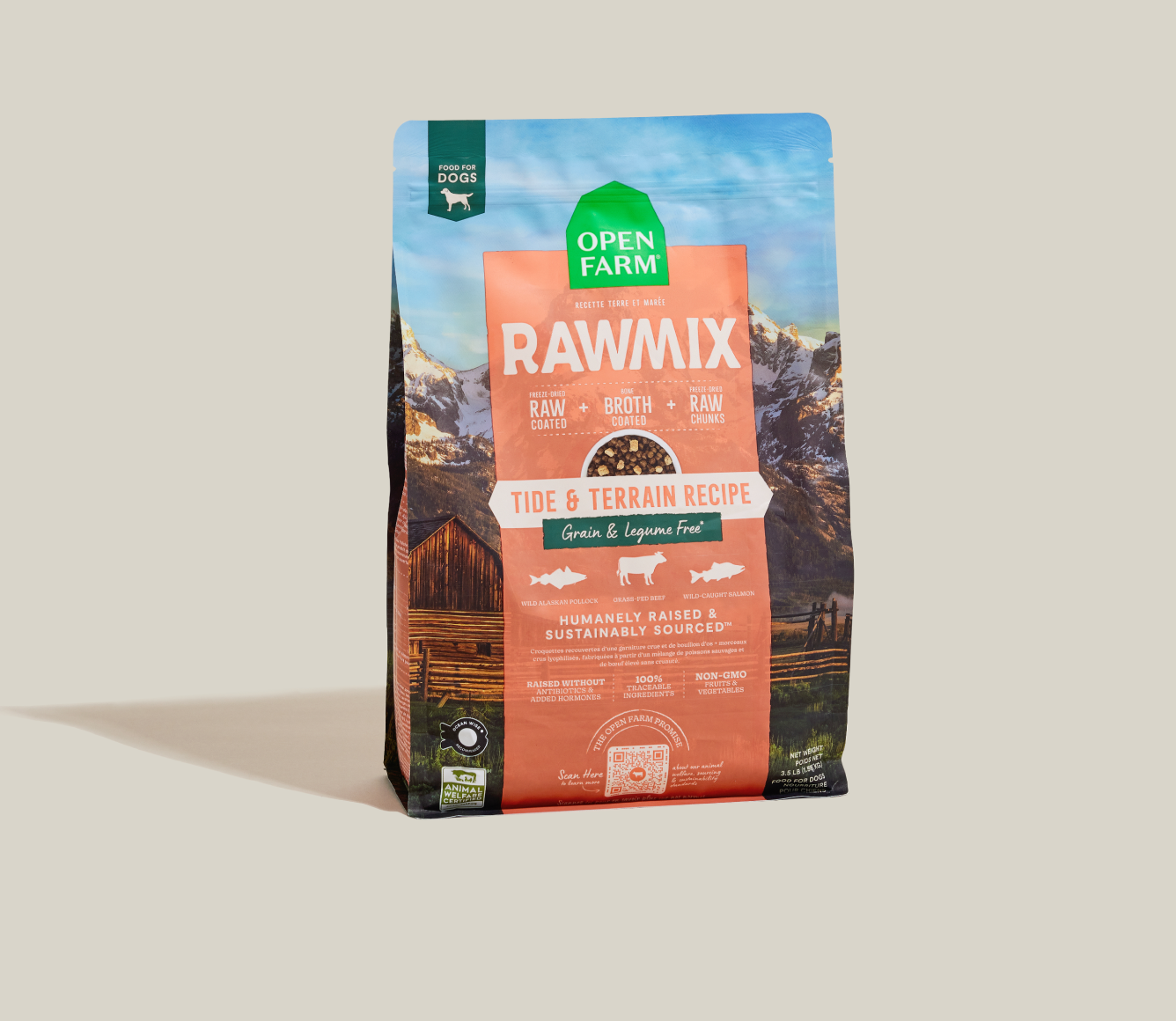 RawMix Tide & Terrain Grain-Free Dog Kibble