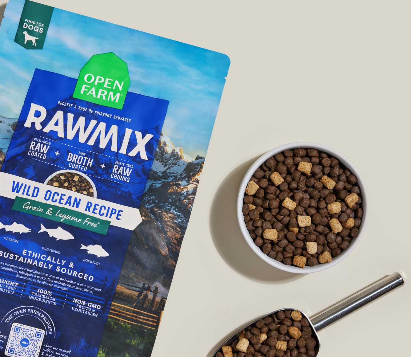 RawMix Wild Ocean Grain-Free Dog Kibble