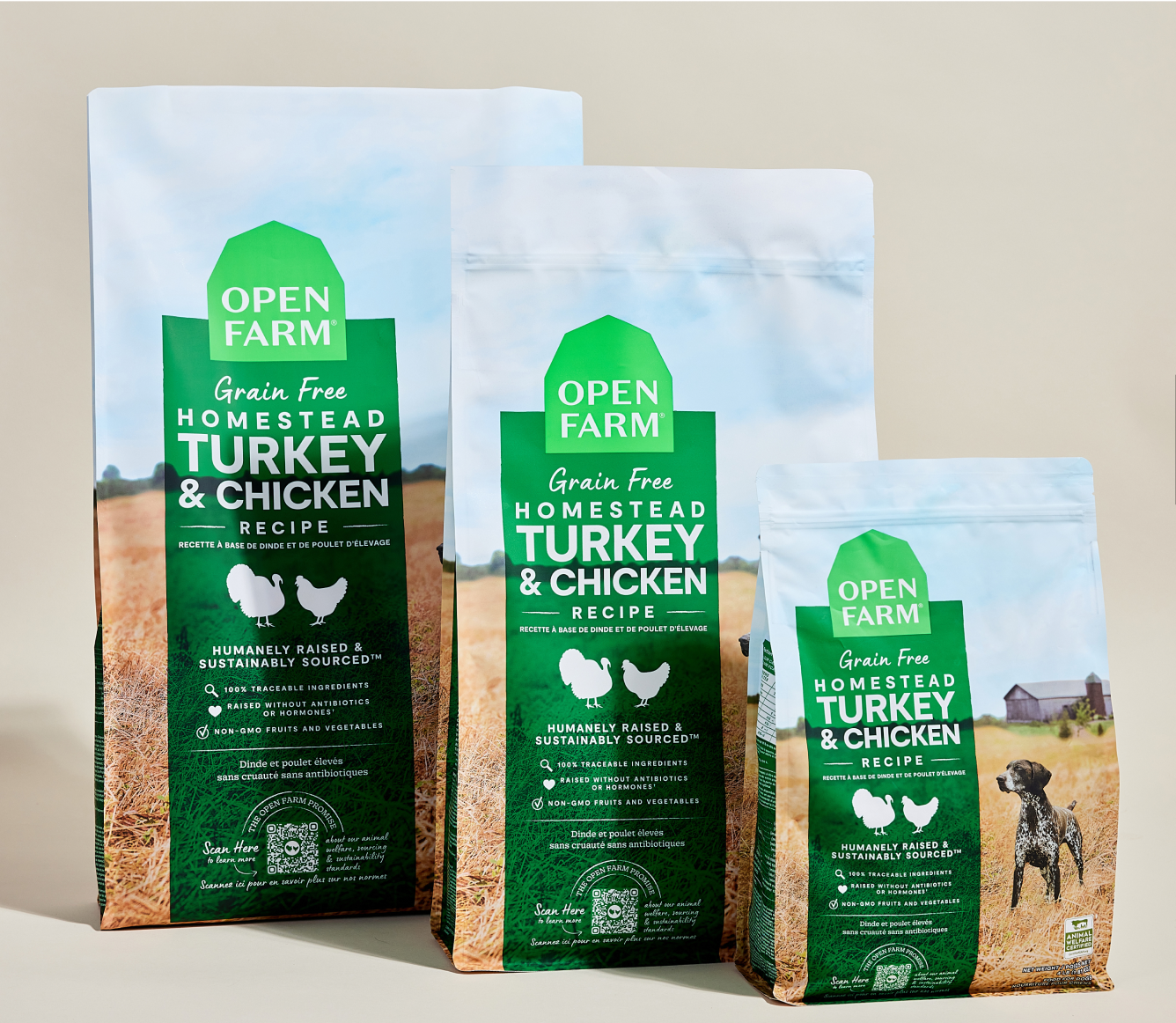 Homestead Turkey & Chicken Grain-Free Dog Kibble