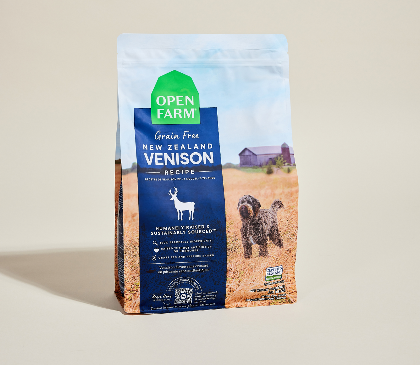 New Zealand Venison Grain-Free Dog Kibble