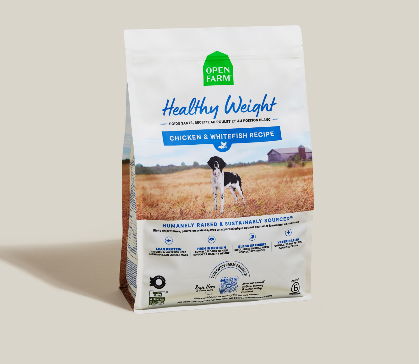 Chicken & Whitefish Healthy Weight Dog Kibble