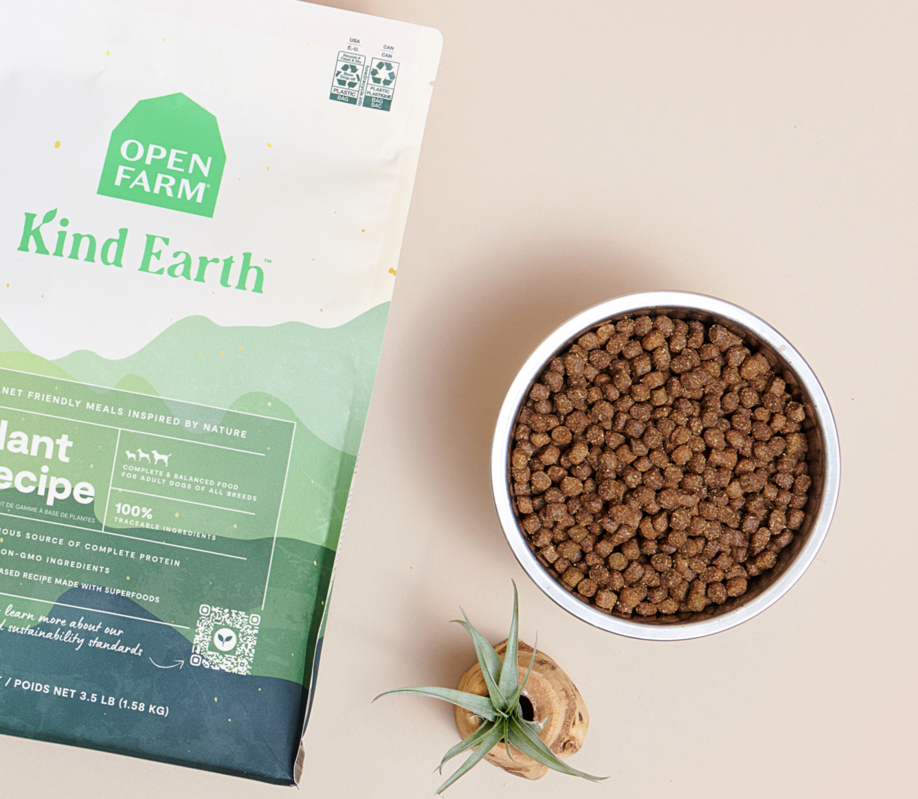 Kind Earth Plant-Based Dog Kibble