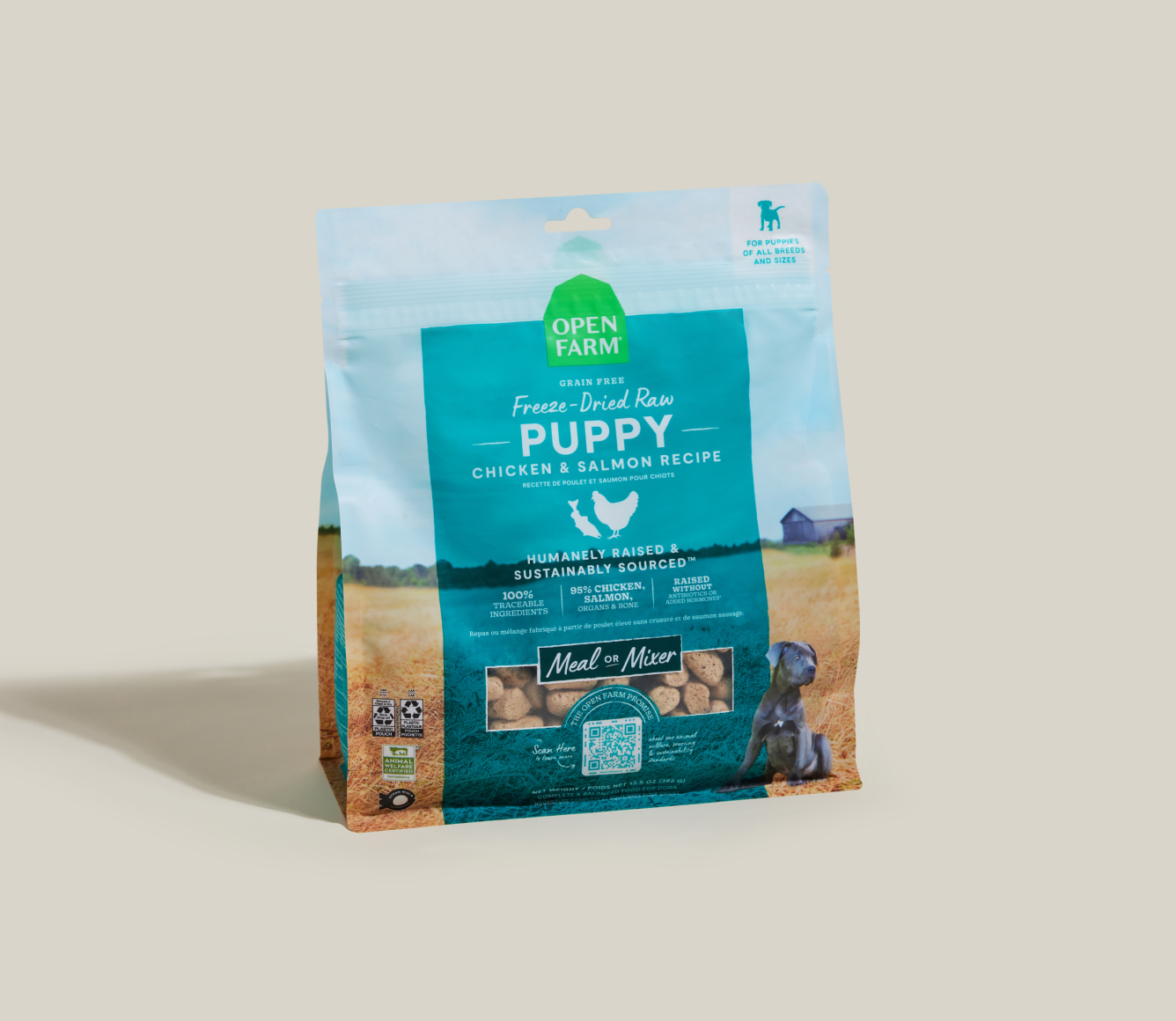Chicken & Salmon Freeze Dried Raw Morsels for Puppies