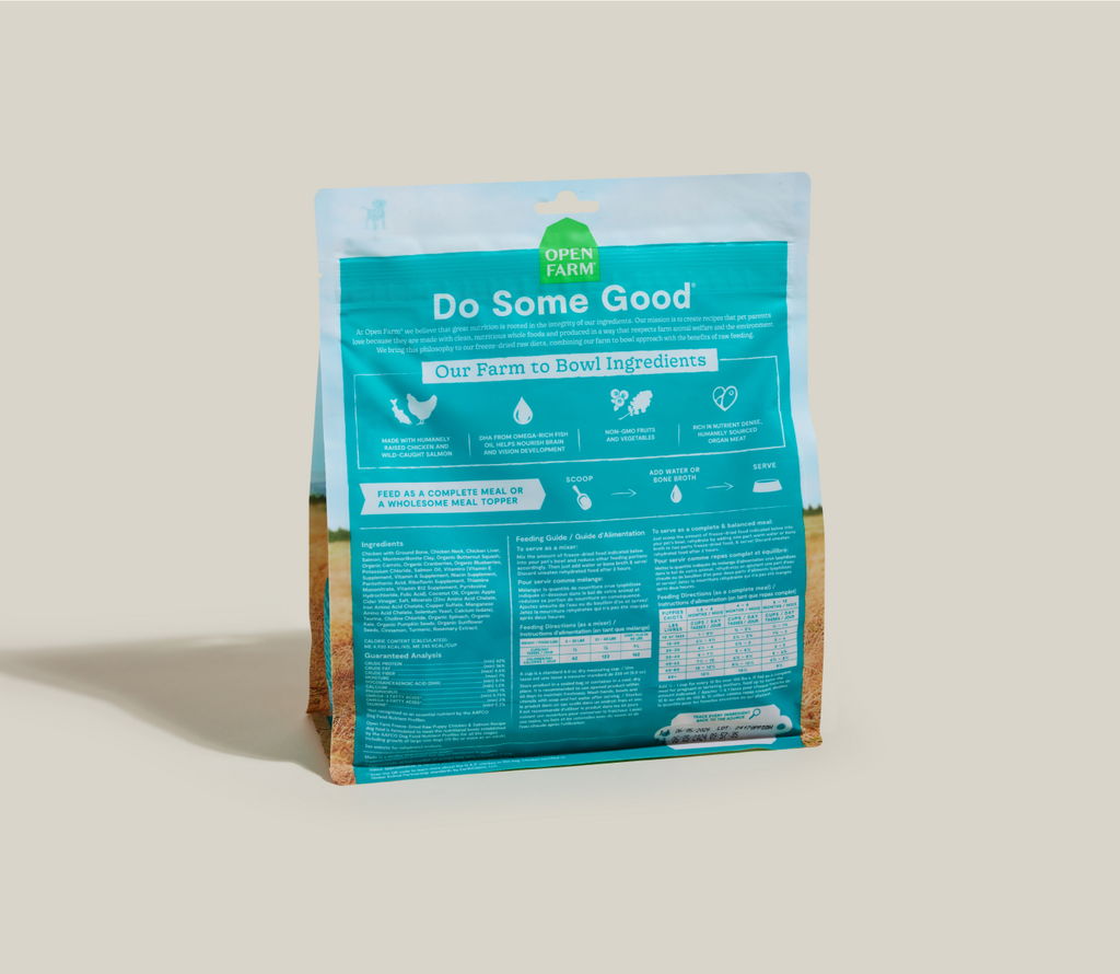 Chicken & Salmon Freeze Dried Raw Morsels for Puppies