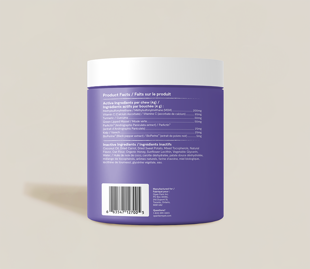 Hip & Joint Health Supplement Chews for Dogs