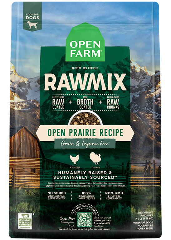RawMix Open Prairie Grain-Free Dog Kibble